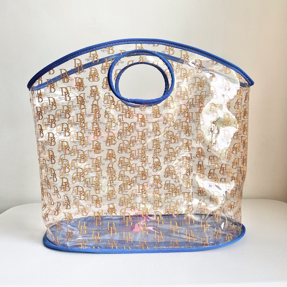Dooney & Bourke Clear Monogram Large Travel Tote Bag
